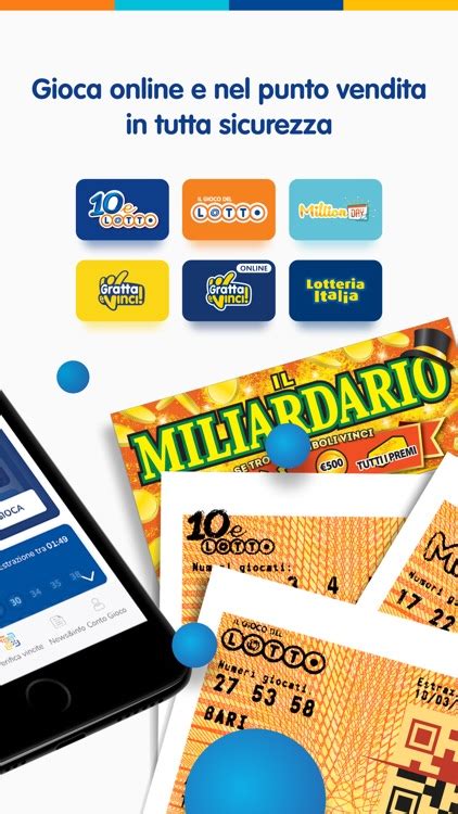 App Lotto Ufficiale, gioco e verifica vincite con My .